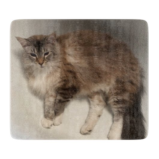 Cat Cutting Board Schneidebrett (Vorderseite)