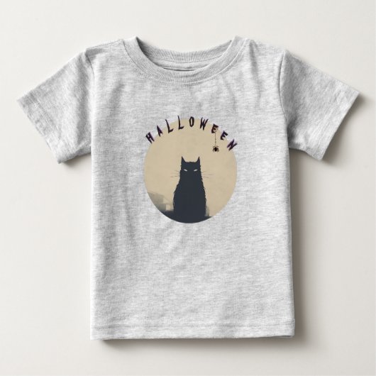 Cat d’Halloween Baby T-shirt (Vorderseite)