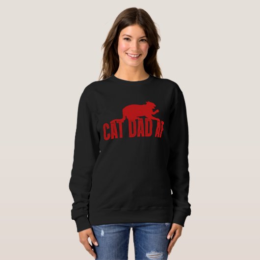 Cat Dad Af Cat Daddy Kitten Kitty Sweatshirt (Vorne ganz)