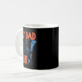Cat Dad Club Funny Cat Lover Pet Parent Father's D Kaffeetasse (Vorderseite Links)