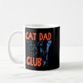 Cat Dad Club Funny Cat Lover Pet Parent Father's D Kaffeetasse (Links)