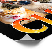 Cat Dad Club Funny Life Is Better With Cats Father Poster (Ecke)