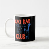 Cat Dad Club Funny Life Is Better With Cats Kaffeetasse (Links)