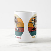 CAT DAD CLUB / Funny Retro misician Kaffeetasse (Mittel)