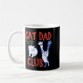 Cat Dad Club Life Is Better With Cats Father's Day Kaffeetasse (Links)