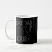 Cat Dad Club Life Is Better With Cats Father's Day Kaffeetasse (Links)