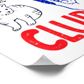 Cat Dad Club Life Is Better With Cats Father's Day Poster (Ecke)