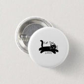 Cat Dad custom cat name Button (Vorne & Hinten)