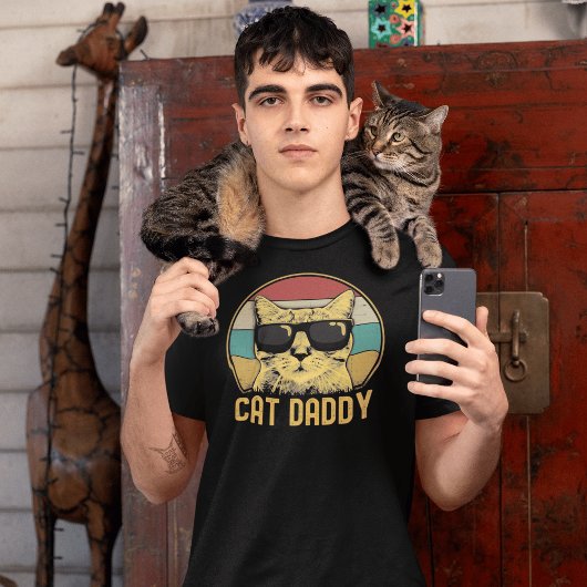 Cat Dad Funny Cat Lovers T-Shirt