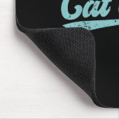 Cat Dad Funny Dad Father's Day Funny Papa  Mousepad (Ecke)