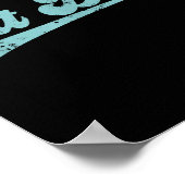 Cat Dad Funny Dad Father's Day Funny Papa  Poster (Ecke)