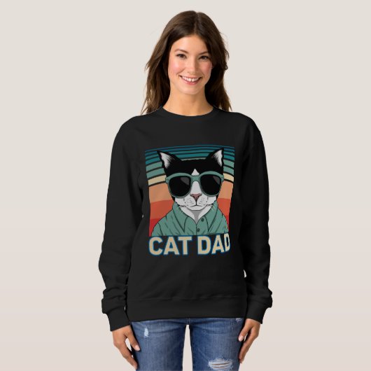Cat Dad Sweatshirt (Vorne ganz)