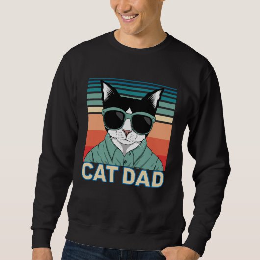 Cat Dad Sweatshirt (Vorderseite)