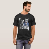 Cat Dad The Catfather Crazy Cat Father Kitty Daddy T-Shirt (Vorne ganz)