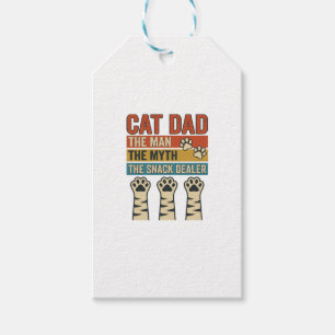 Cat Dad The Snack Dealer Vintage Cat Lover Shirt_1 Geschenkanhänger