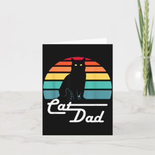 Cat Dad - Vintage Style Katzenliebhaber-Geschenk Karte