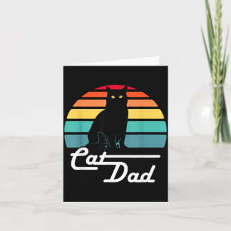 Cat Dad - Vintage Style Katzenliebhaber-Geschenk Karte