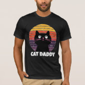 CAT DADDDY VINTAGE RETRO STYLE-T - Shirt (Vorderseite)