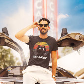 CAT DADDDY VINTAGE RETRO STYLE-T - Shirt