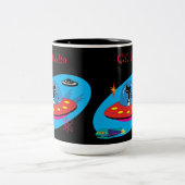 Cat Daddio Tasse. Zweifarbige Tasse (Mittel)