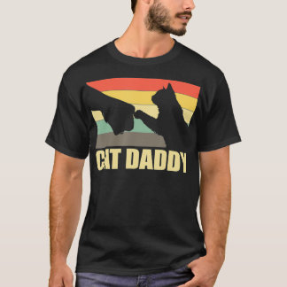 Cat Daddy Best Cat Vater Ever T-Shirt Cat Lover Vi