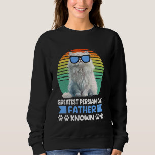 Cat Daddy BESTER PERSIAN CAT VATER BEKANNT Vintag Sweatshirt
