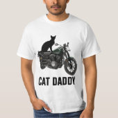 CAT DADDY BIKER T-Shirt (Vorderseite)