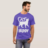 Cat Daddy Cat Lover Freund T-Shirt (Vorne ganz)
