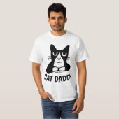 CAT DADDY, CAT-VATER TUXEDO Panda Kitty T - Shirt (Vorne ganz)