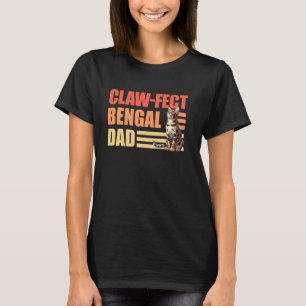 Cat Daddy CLAW-FECT BENGAL DAD Bengalkatzen Väter T-Shirt