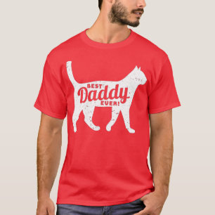 Cat Daddy Dad Pet Lover Fathers Day Men T-Shirt