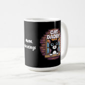 Cat Daddy Extraordinaire Der beste Katze-Vater all Kaffeetasse (VorderseiteRechts)