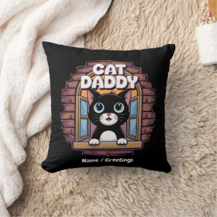 Cat Daddy Extraordinaire Der beste Katze-Vater all Kissen