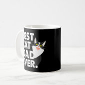 Cat Daddy Father Best Cat Vater Ever Kaffeetasse (Vorderseite Links)