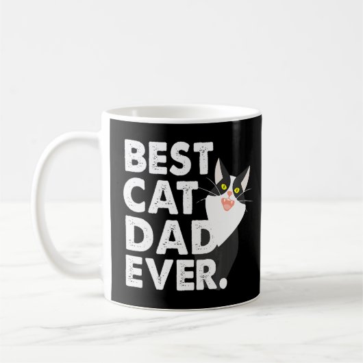 Cat Daddy Father Best Cat Vater Ever Kaffeetasse (Links)