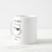 Cat Daddy For Kamala Funny Cat Vater Vote Kamala E Kaffeetasse (Vorderseite Links)