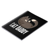 Cat Daddy | Funny Cat Lover zum Vatertag Notizblock (Linke Seite)