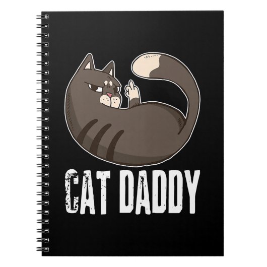 Cat Daddy | Funny Cat Lover zum Vatertag Notizblock (Vorderseite)