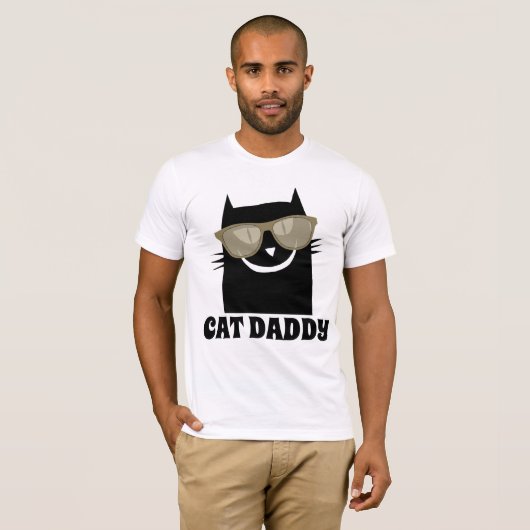 CAT DADDY Funny T - Shirt (Vorne ganz)