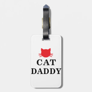 Cat Daddy Gepäckanhänger mit Ledergurt
