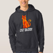 CAT DADDY GINGER CAT HOODIE HOODIES MENSCHEN (Vorderseite)