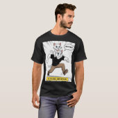 Cat-Daddy-Held T-Shirt – „Ich bin der Held… sie is (Vorne ganz)