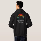 Cat Daddy Mens Hoodie (Schwarz voll)