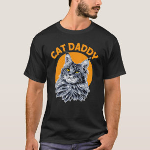Cat Daddy Miau-Katze Kätzchen Tränen Familienkatze T-Shirt