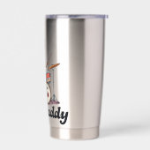 Cat Daddy Musician Drummer | Tabby Cats Art Lover Thermobecher (Links)