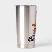 Cat Daddy Musician Drummer | Tabby Cats Art Lover Thermobecher (Rechts)