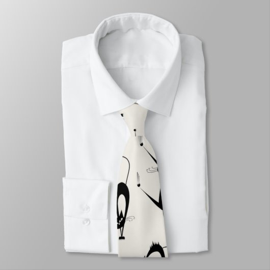 Cat Daddy Necktie Krawatte (Gebunden)