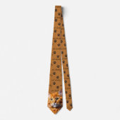 Cat Daddy Orange Tabby Cat Neck Tie Krawatte (Vorderseite)