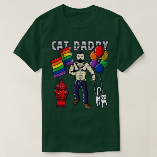 Cat Daddy Pride T-Shirt (Design vorne)
