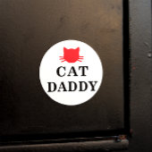 Cat Daddy Round Sticker